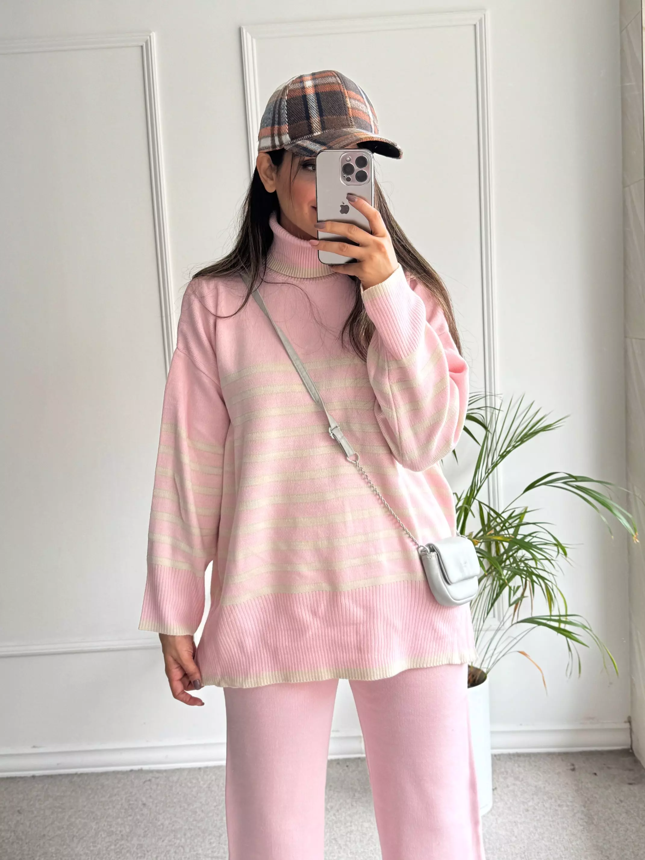 ست مانتو شلوار بافت نیکی